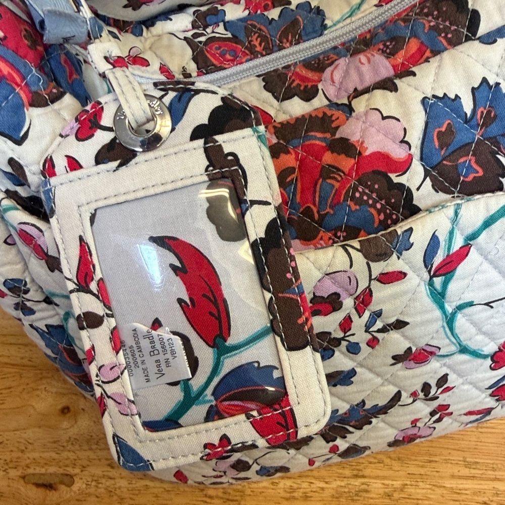 Vera Bradley Vineyard Floral Quilted On the Go Bag 4 Piece Set, Lunch Bunch .. - Picture 8 of 15